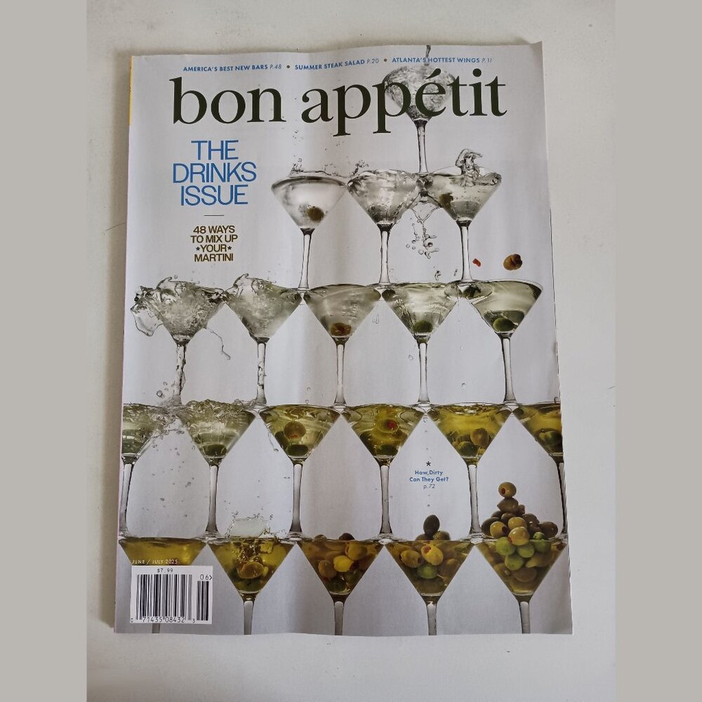 Bon Appetit magazine June July 2025 The Drinks Issue